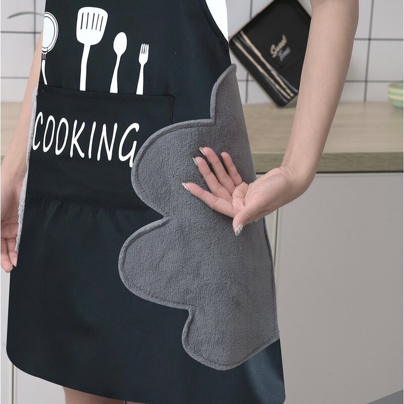 Kitchen Apron - Cheap Waterproof Hand-Wiping for Chef
