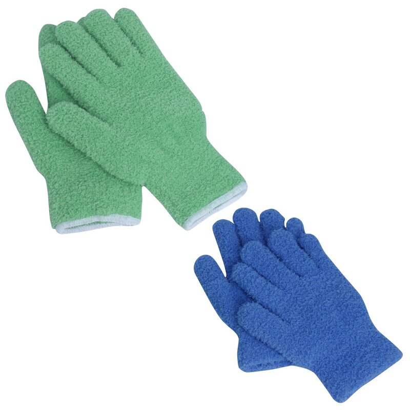 Cleaning Gloves - Microfiber Reusable for Furniture & Car