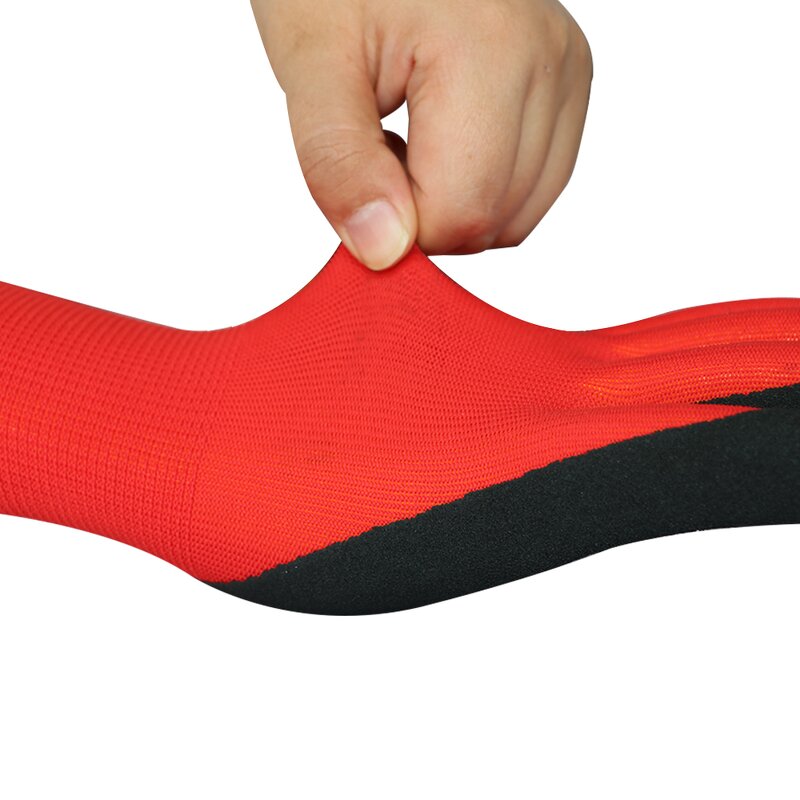 Nitrile Coated Gloves - 13G Polyester Sandy Finish for Industrial Safety