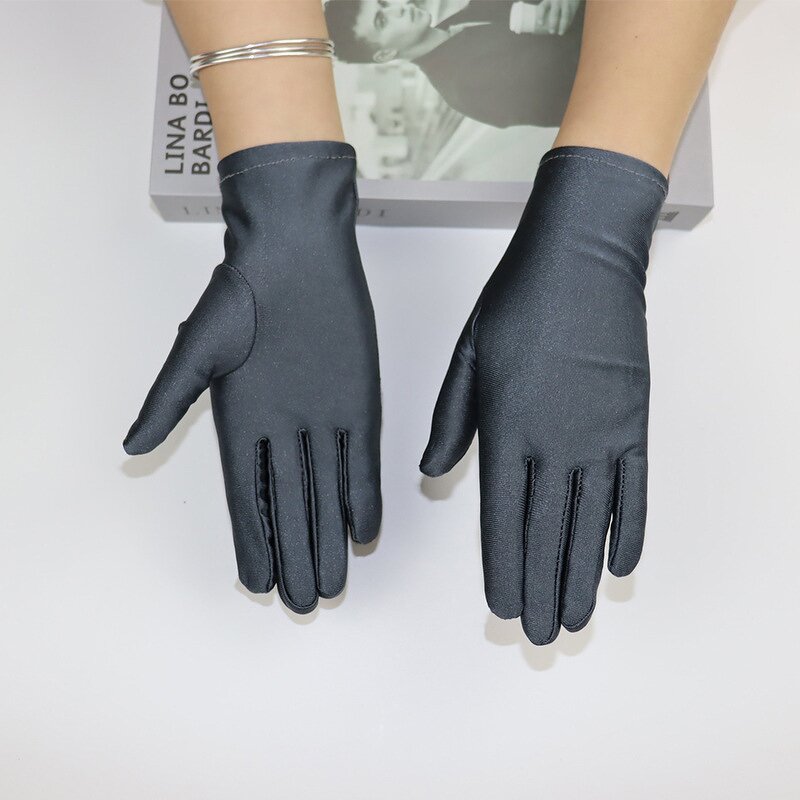 Serving Gloves - Elastic White Spandex for Jewelry & SPA