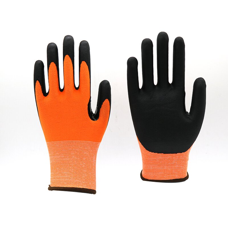 Nitrile Gloves - Sandy Foam Coated for Automotive Assembly