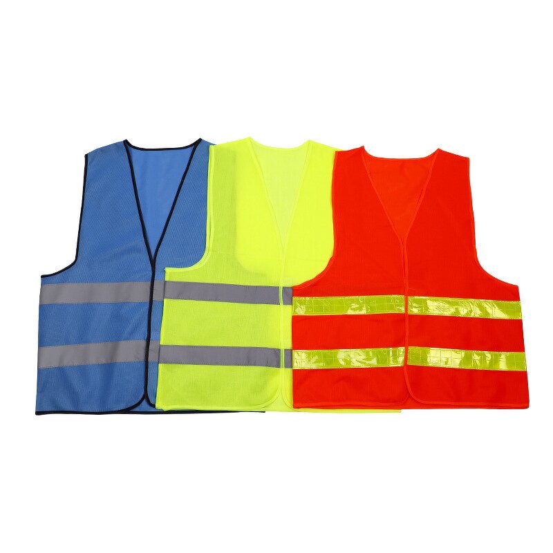 Safety Vest - Custom Logo Men Women Adjustable Mesh