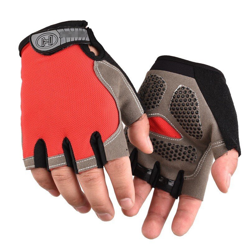 Sports Gloves - Multi-colors Foam Padded Synthetic Leather