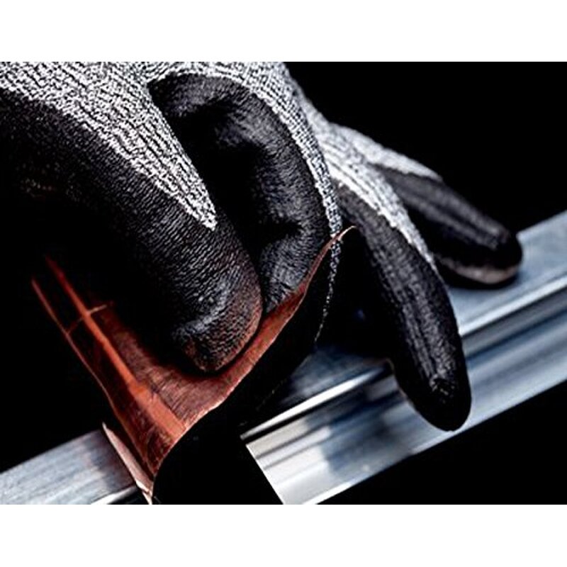 Cut Resistant Gloves - HPPE Knitted EN388 Level 5 Sandy Nitrile