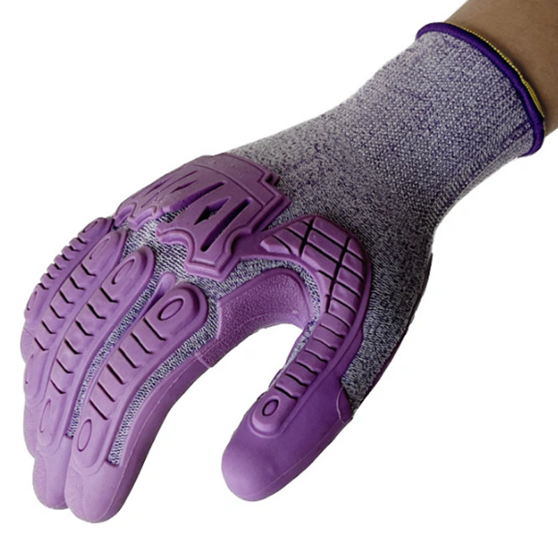 Impact Resistant Gloves - TPE Sewing for Oilfield & Construction
