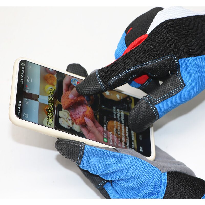 Mechanic Gloves - Reflective Strips Racing Driver for Outdoor