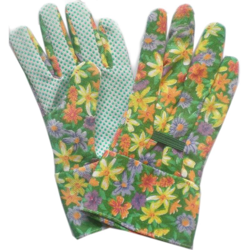 Garden Gloves - Ladies Non-Slip with Soft PVC Dots