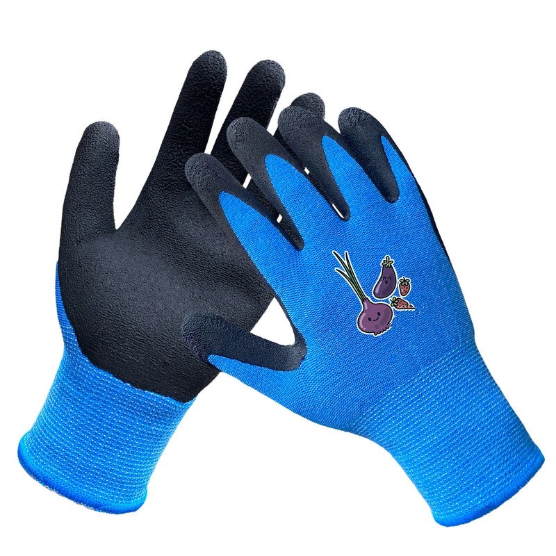 Safety Gloves - Custom Logo Breathable Foam Latex Coated