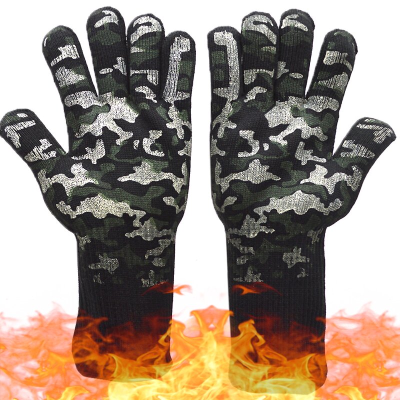 Oven Mitts - Customized Aramid Cotton Silicone for BBQ