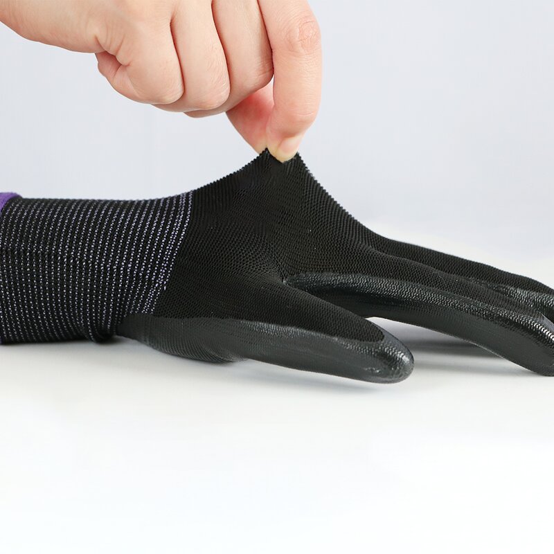 Nitrile-Coated Gloves - EN388 Certified for Construction Work
