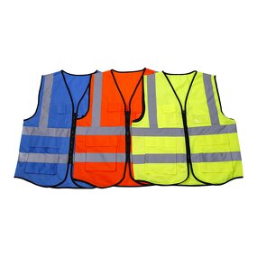Safety Vest - Custom Logo Men Women Adjustable Mesh