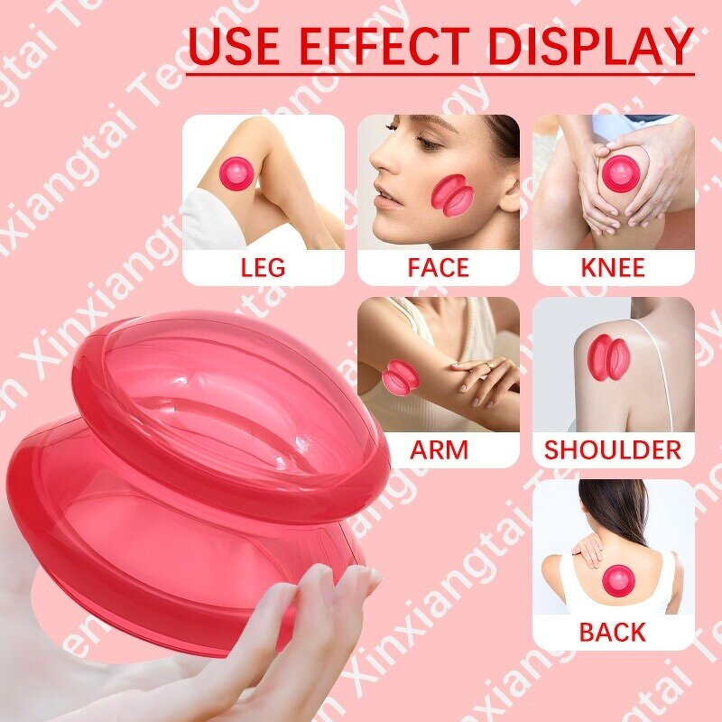 Cupping Cup Supplier - Single Hijama Cup Translucent Purple Massage