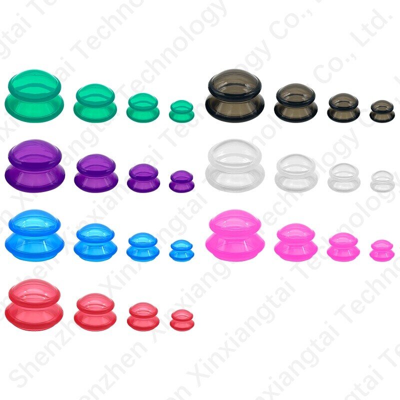 Vacuum Cupping Set Manufacturer - Rubber Suction Glass for Body Facial