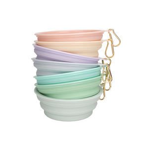Portable Dog Bowl Supplier - Collapsible Eco-Friendly with Carabiners