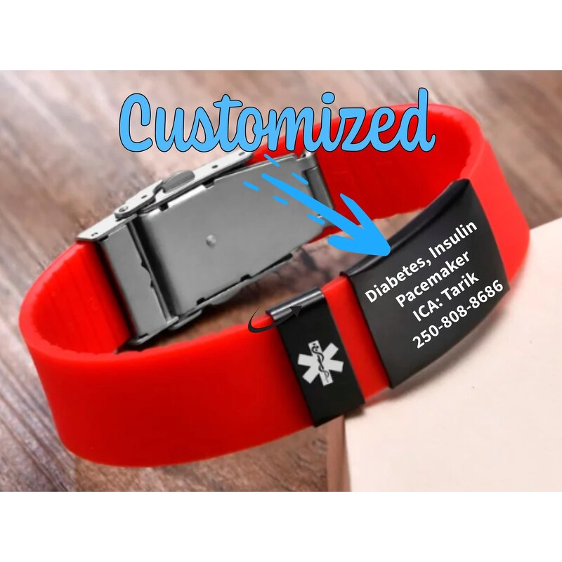 Silicone Wristband Manufacturer - Custom Logo Adjustable Stainless Steel
