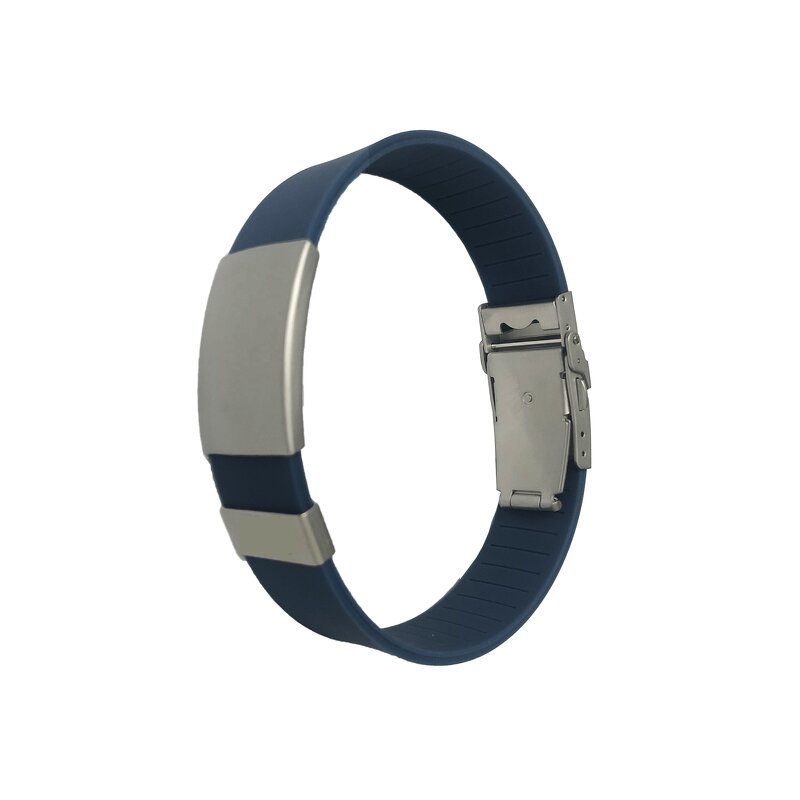 Silicone Wristband Manufacturer - Custom Laser Engraved QR Code Durable