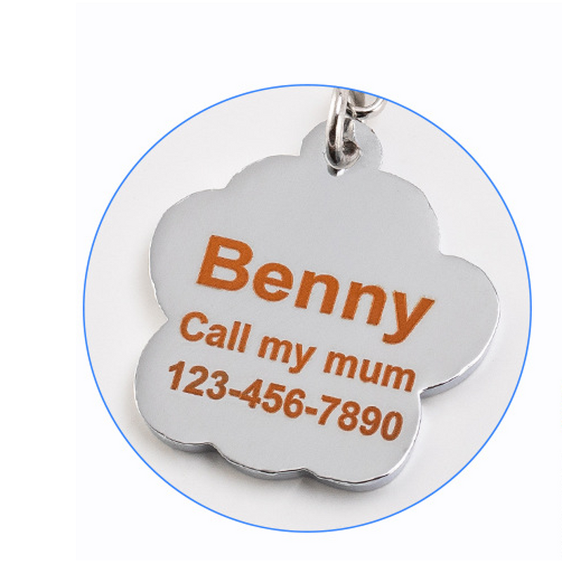 Dog ID Tag Supplier - Wholesale Custom Cat Logo Metal Pet Tag