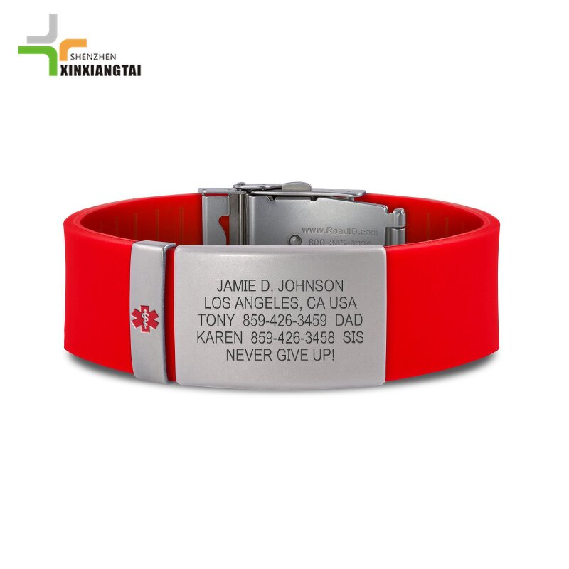 Silicone Bracelet Manufacturer - Custom QR Code Laser Engraved OEM/ODM