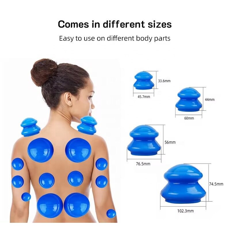 Suction Cup Manufacturer - Silicone Vacuum Body Massage Cups Wholesale