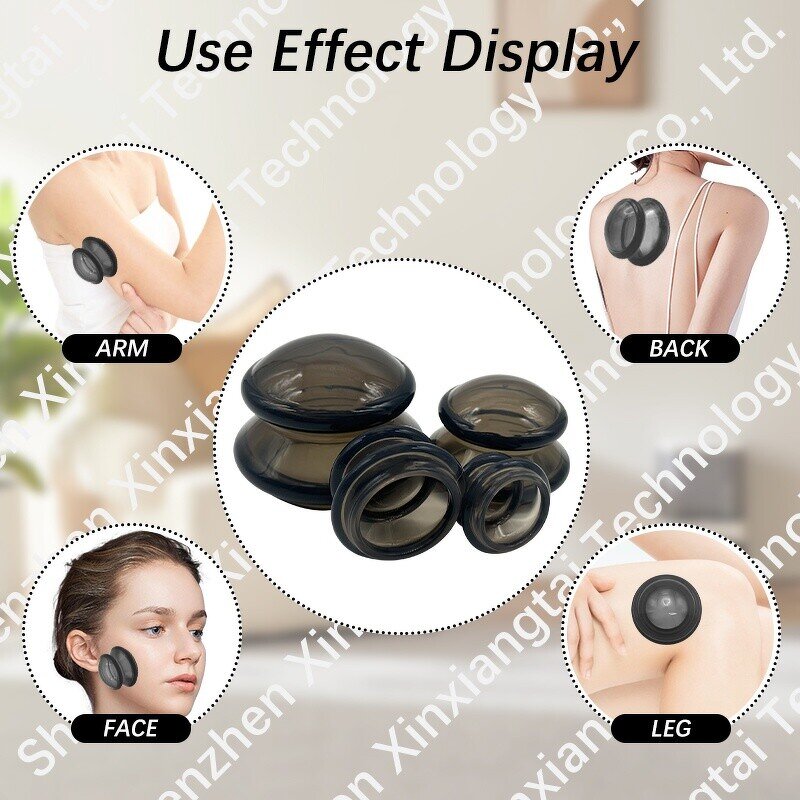 Cupping Set Manufacturer - Anti Cellulite Silicone Vacuum Massage Cup