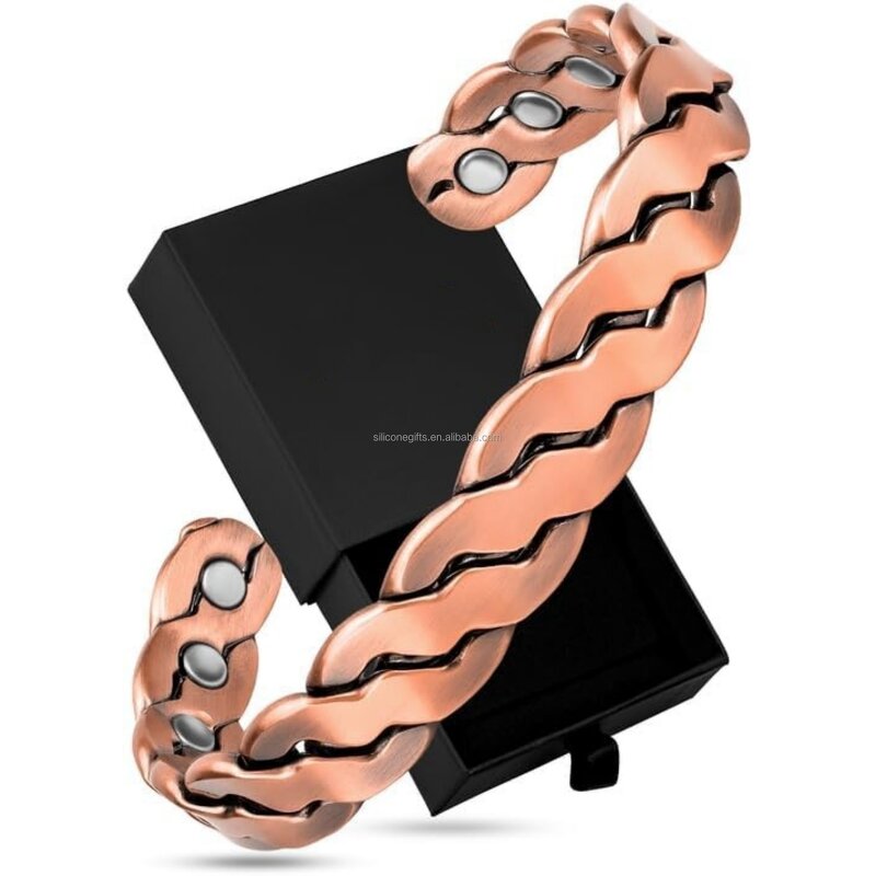 Magnetic Bracelet Manufacturer - Crocodile Rectangle Pain Relief OEM