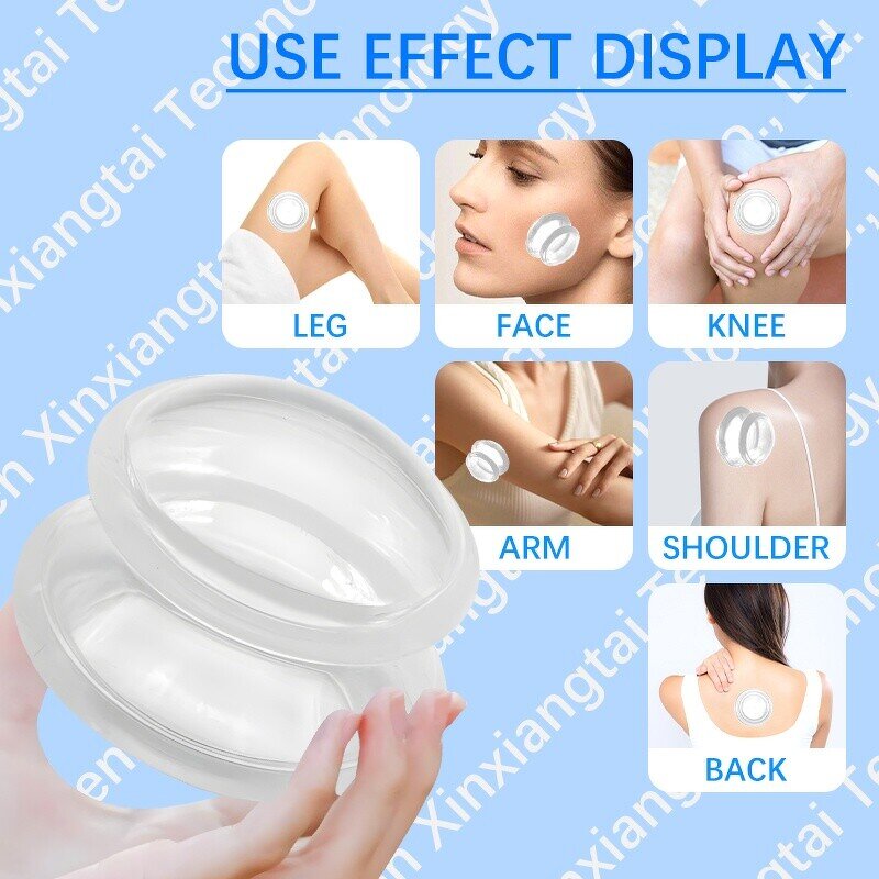 Silicone Cupping Cup Manufacturer - 4 Sizes White Professional Vacuum