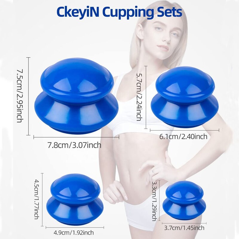 Cupping Cup Supplier - XL L M S Size Transparent Hijama Set