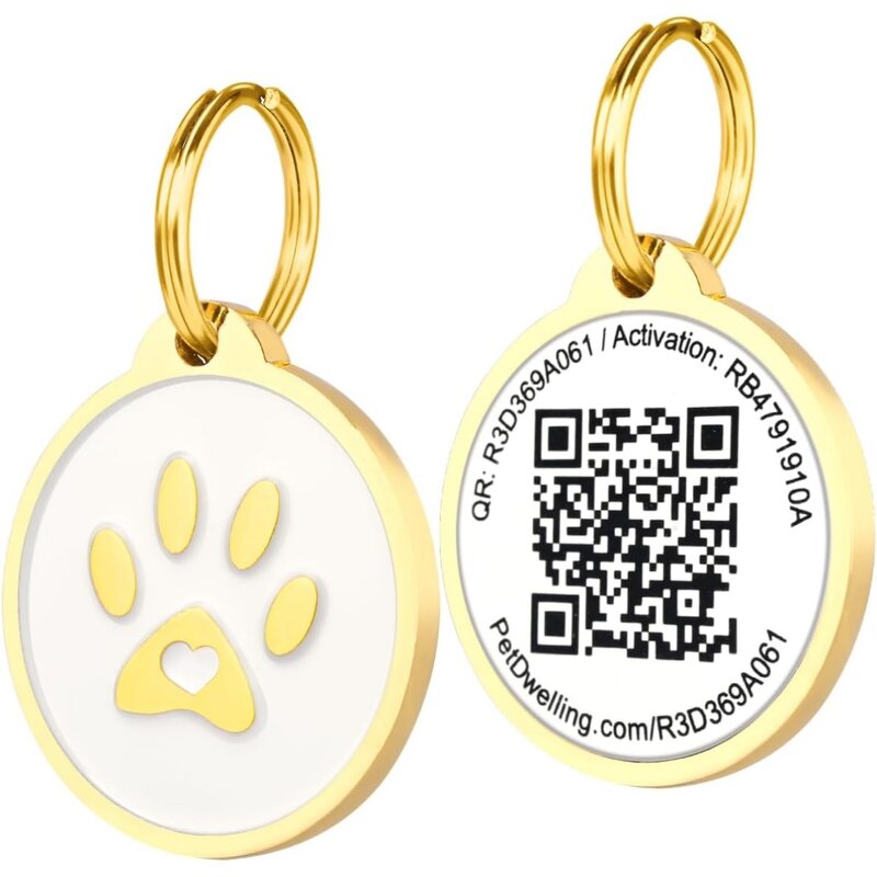 Pet Tag Manufacturer - Blank Metal Laser Engraving QR Cord NFC