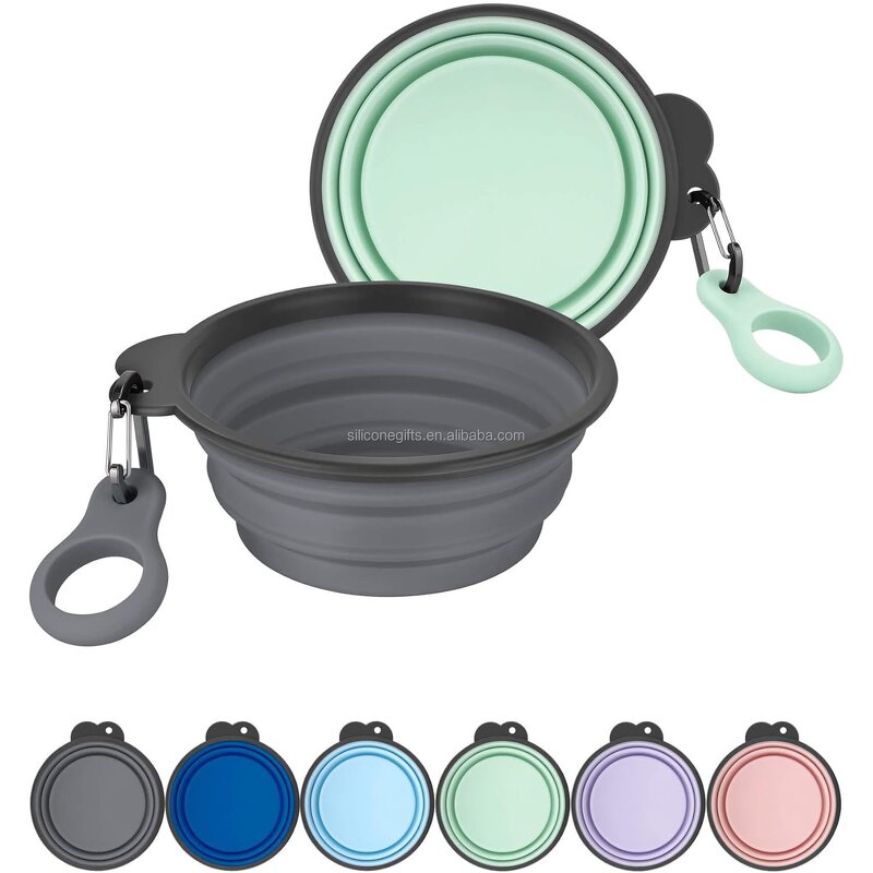 Portable Dog Bowl Supplier - Collapsible Eco-Friendly with Carabiners