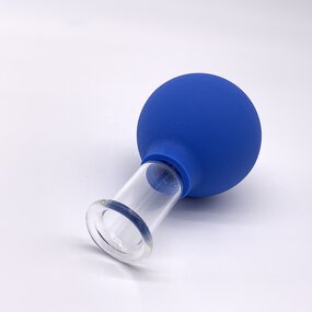 Vacuum Cupping Glass Supplier - Rubber Suction Bulb Set Pink with Box