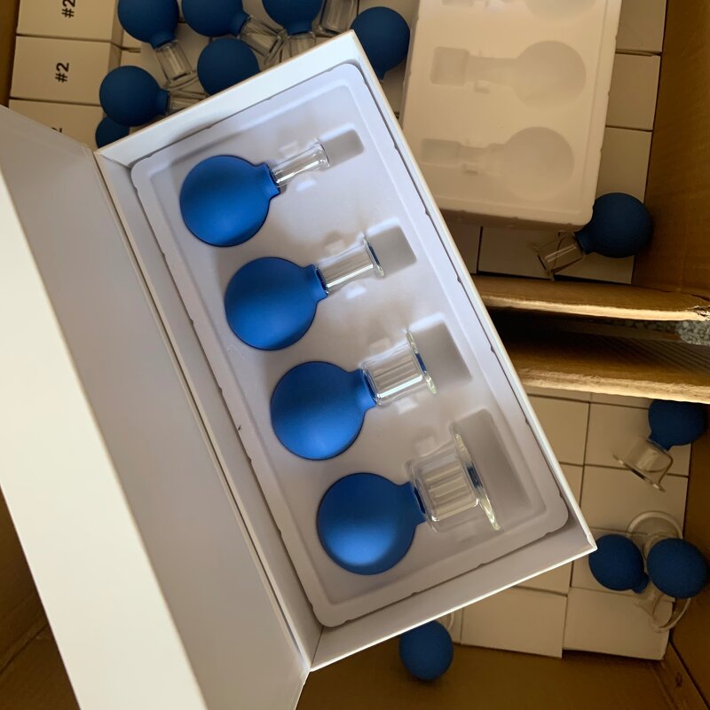 Cupping Massager Manufacturer - Professional 4 PCS Hand-held Glass Set