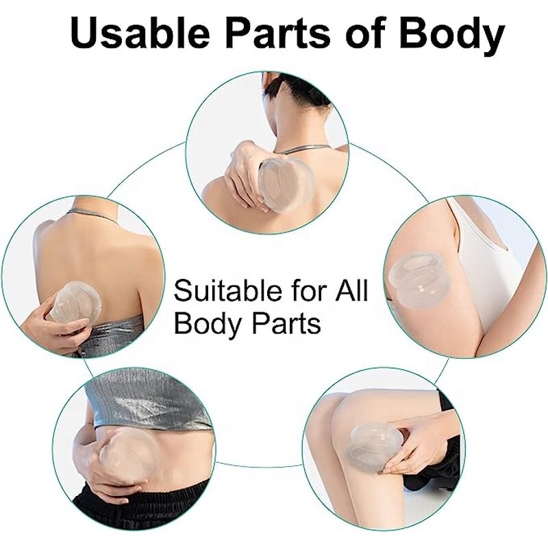 Cupping Set Supplier - Transparent Silicone Massage Therapy for Body