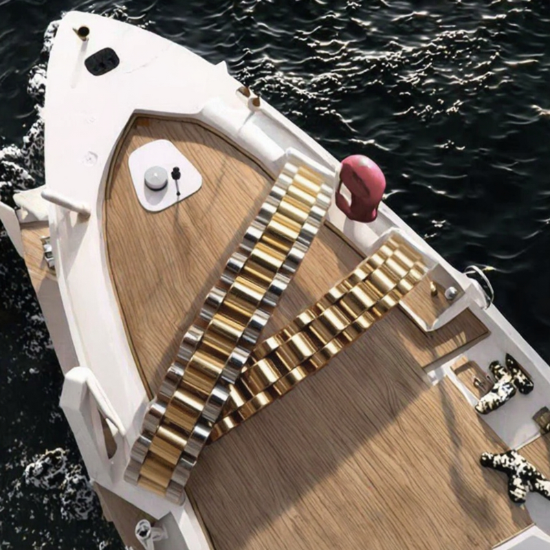 Magnetic Bracelet Manufacturer - Gold Plated Health Care Couple Set