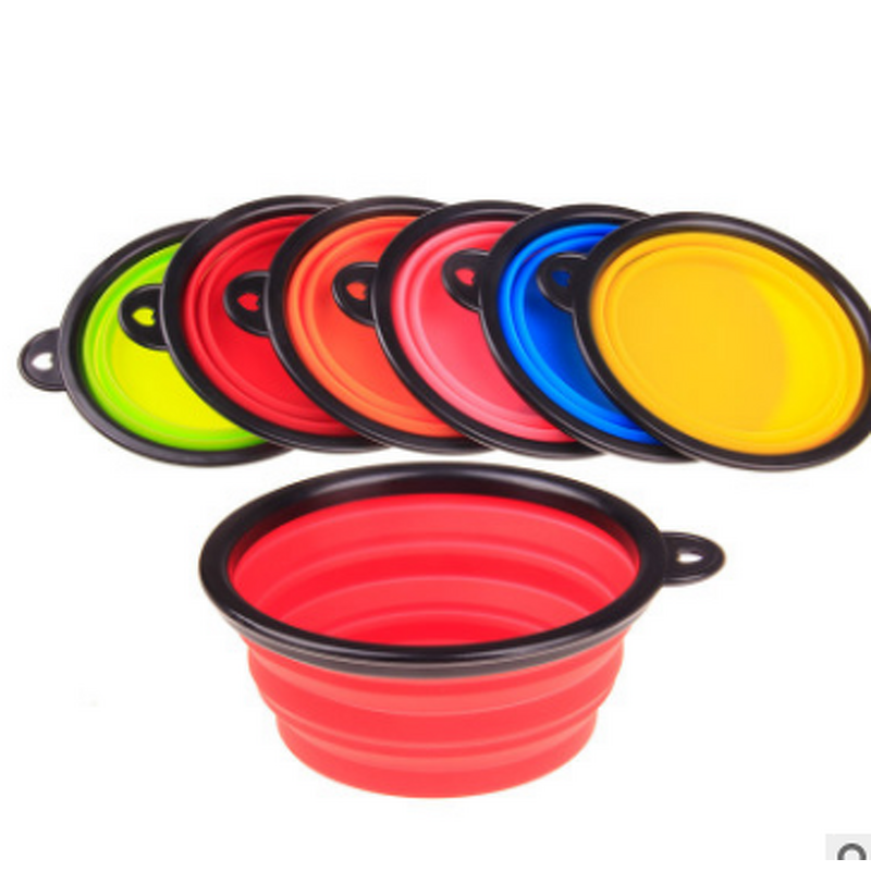 Collapsible Pet Bowl Manufacturer - Custom Logo Silicone Portable Travel