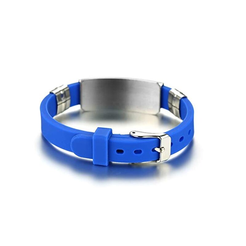 Silicone Wristband Manufacturer - Custom ID Kids Bracelet Adjustable