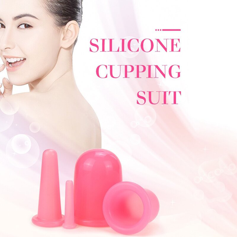 Facial Cupping Set Manufacturer - 4 in 1 Transparent Silicone Therapy