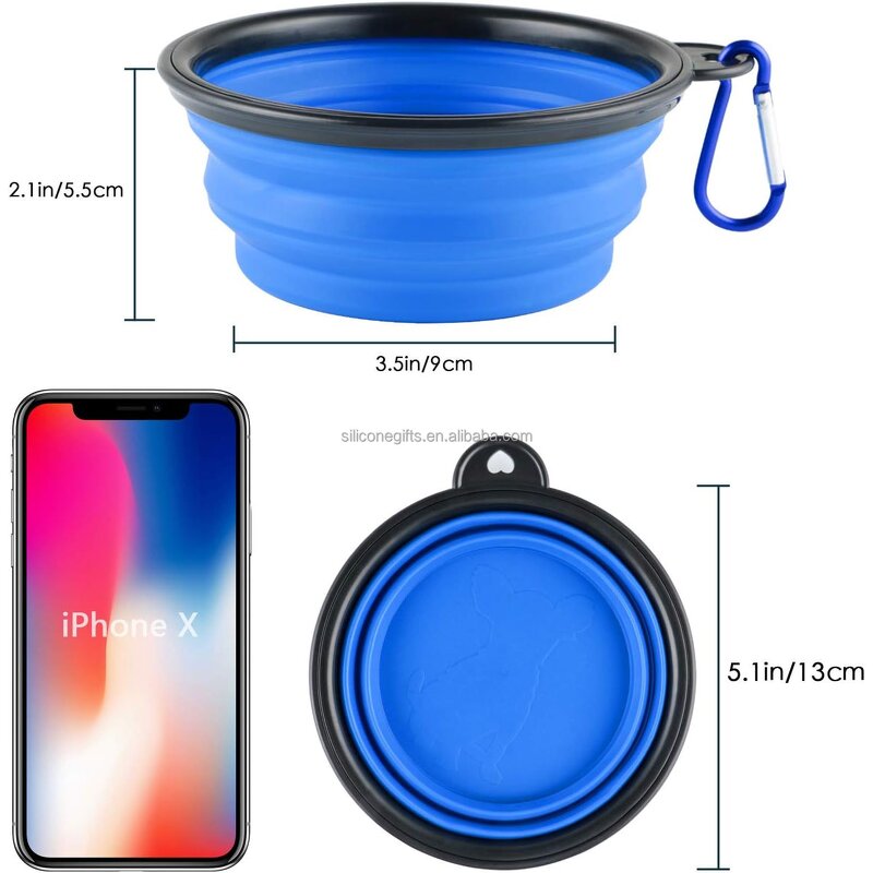 Folding Silicone Bowl Manufacturer - Custom Logo Eco-Friendly for Pets