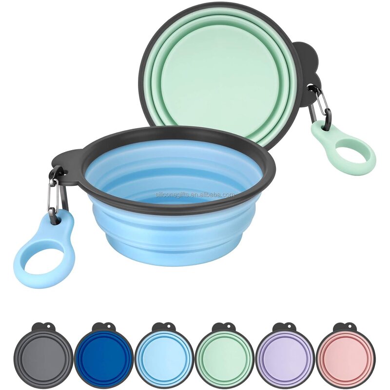 Pet Bowl Supplier - Collapsible Anti-Splash Silicone Plastic Bowl