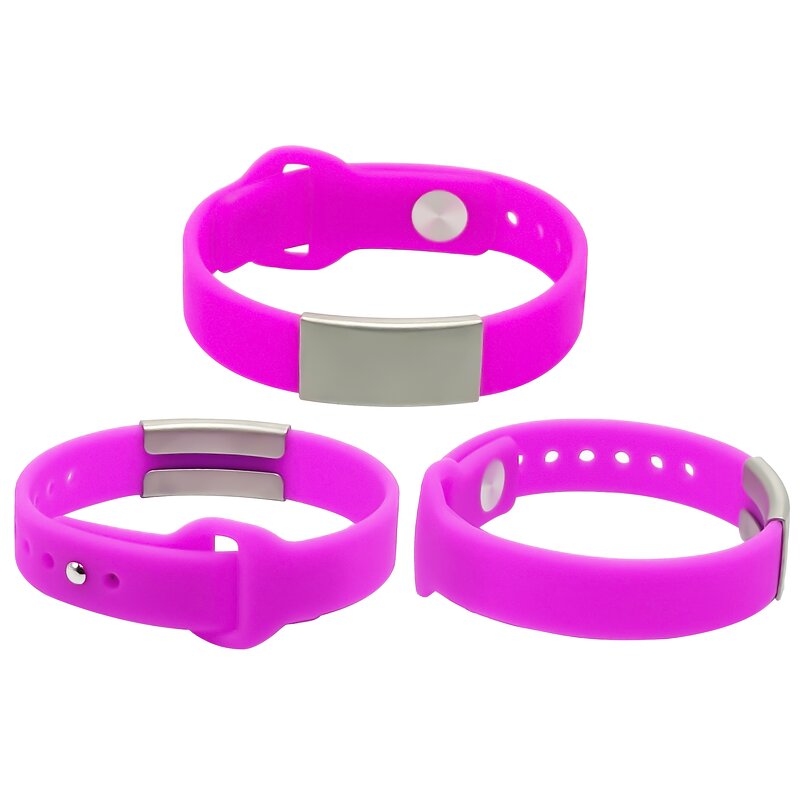 Medical Wristband Supplier - Custom Logo Stainless Steel Plate Laser