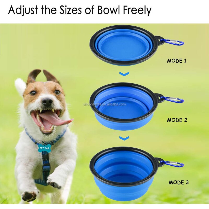 Folding Silicone Bowl Manufacturer - Custom Logo Eco-Friendly for Pets