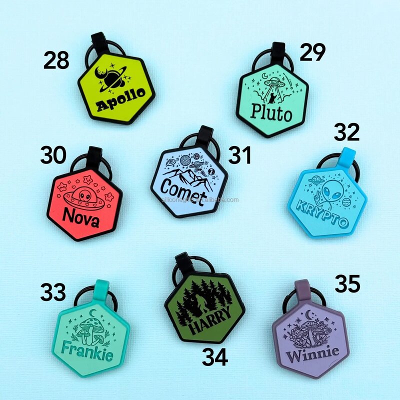 Dog ID Tag Manufacturer - Customizable Stainless Steel NFC QR Code