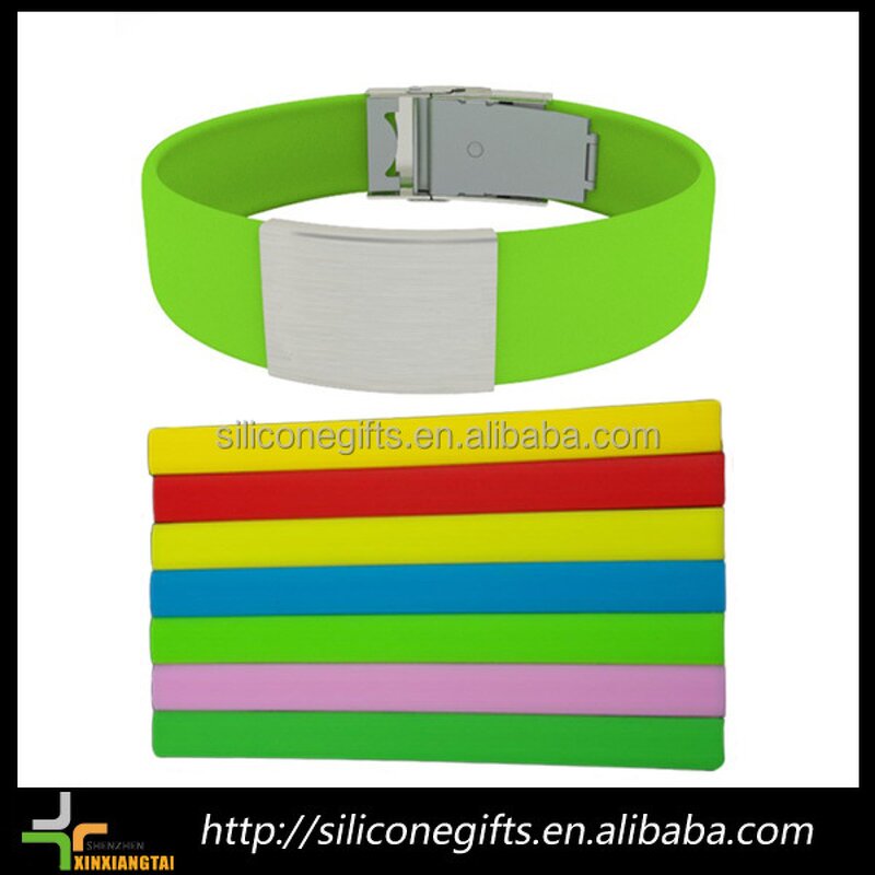 Silicone Wristband Supplier - Colorful Stainless Steel Child Anti Lost