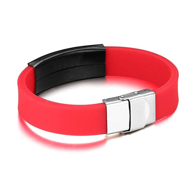 Silicone Wristband Manufacturer - Custom ID Kids Bracelet Adjustable