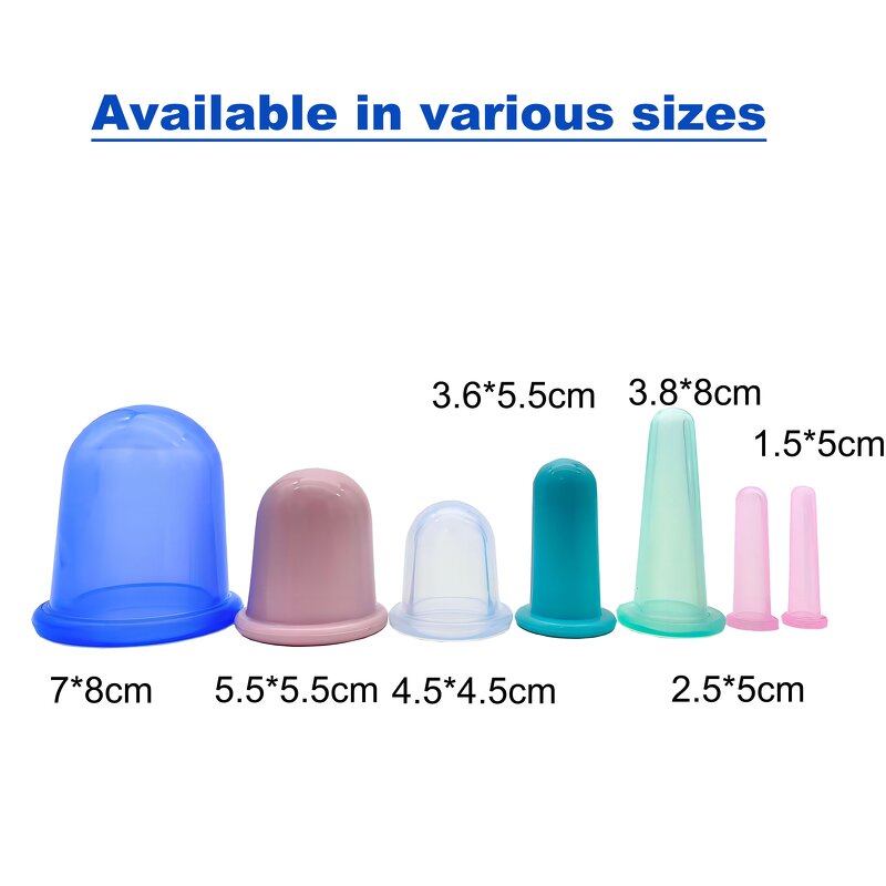 Cupping Set Supplier - Vacuum Transparent Cup Silicone Massage Therapy