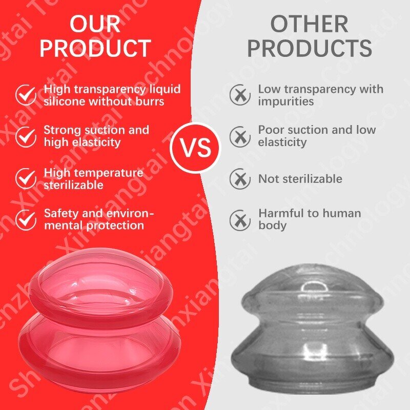 Cupping Cup Supplier - Single Hijama Cup Translucent Purple Massage