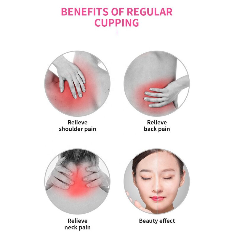 Cupping Cup Manufacturer - Healthy Beauty Vacuum Silicone Massager Cups