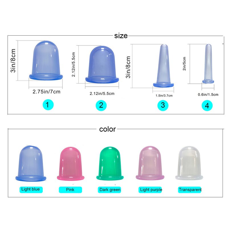 Face Cupping Set Supplier - Medical Grade Silicon Facial Cups OEM