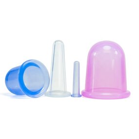 Facial Cupping Set Manufacturer - 4 in 1 Transparent Silicone Therapy