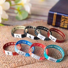 Christian Jewelry Supplier - Bible Verse NFC Technology Fashion Bangles
