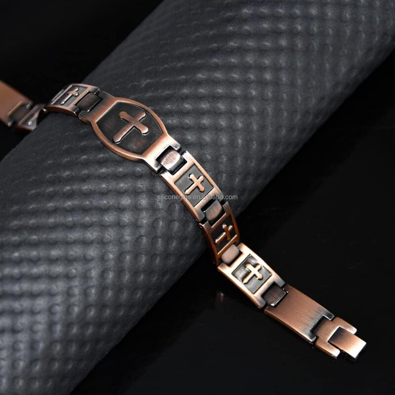 Magnetic Bracelet Manufacturer - Crocodile Rectangle Pain Relief OEM